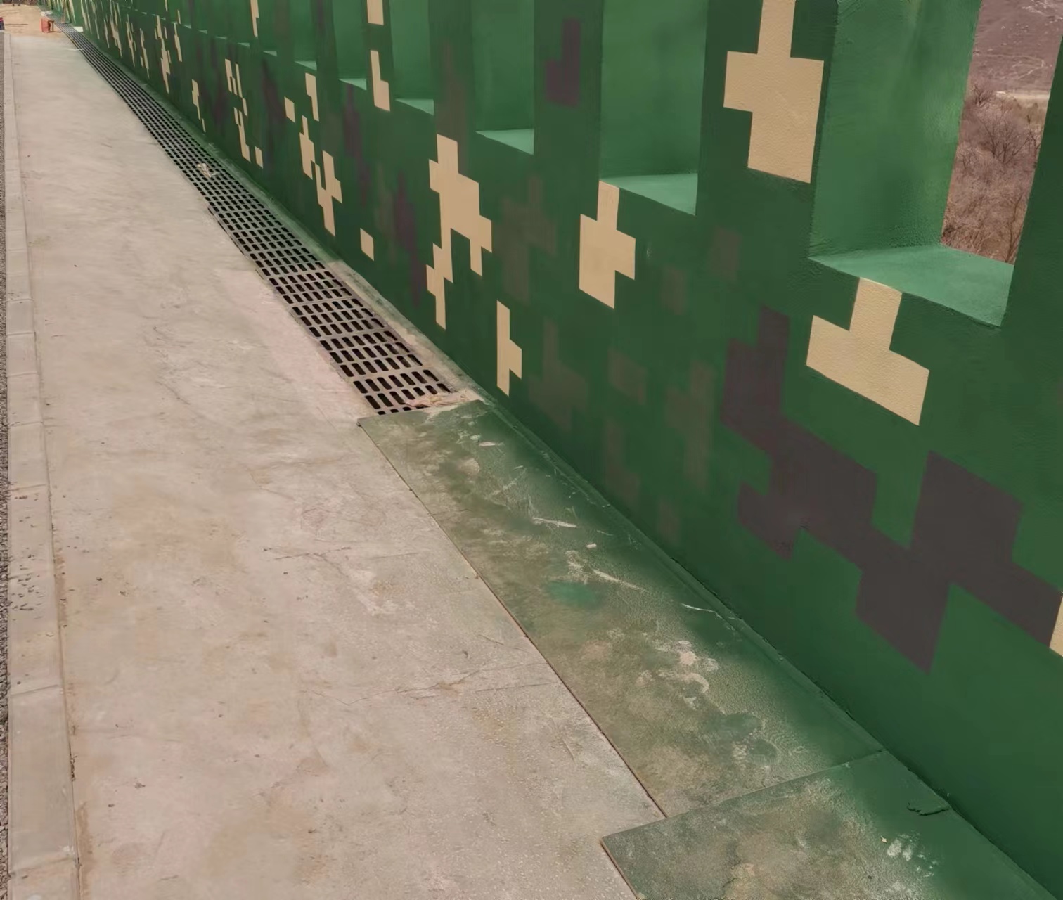 铜梁围墙迷彩喷涂,数迷彩漆